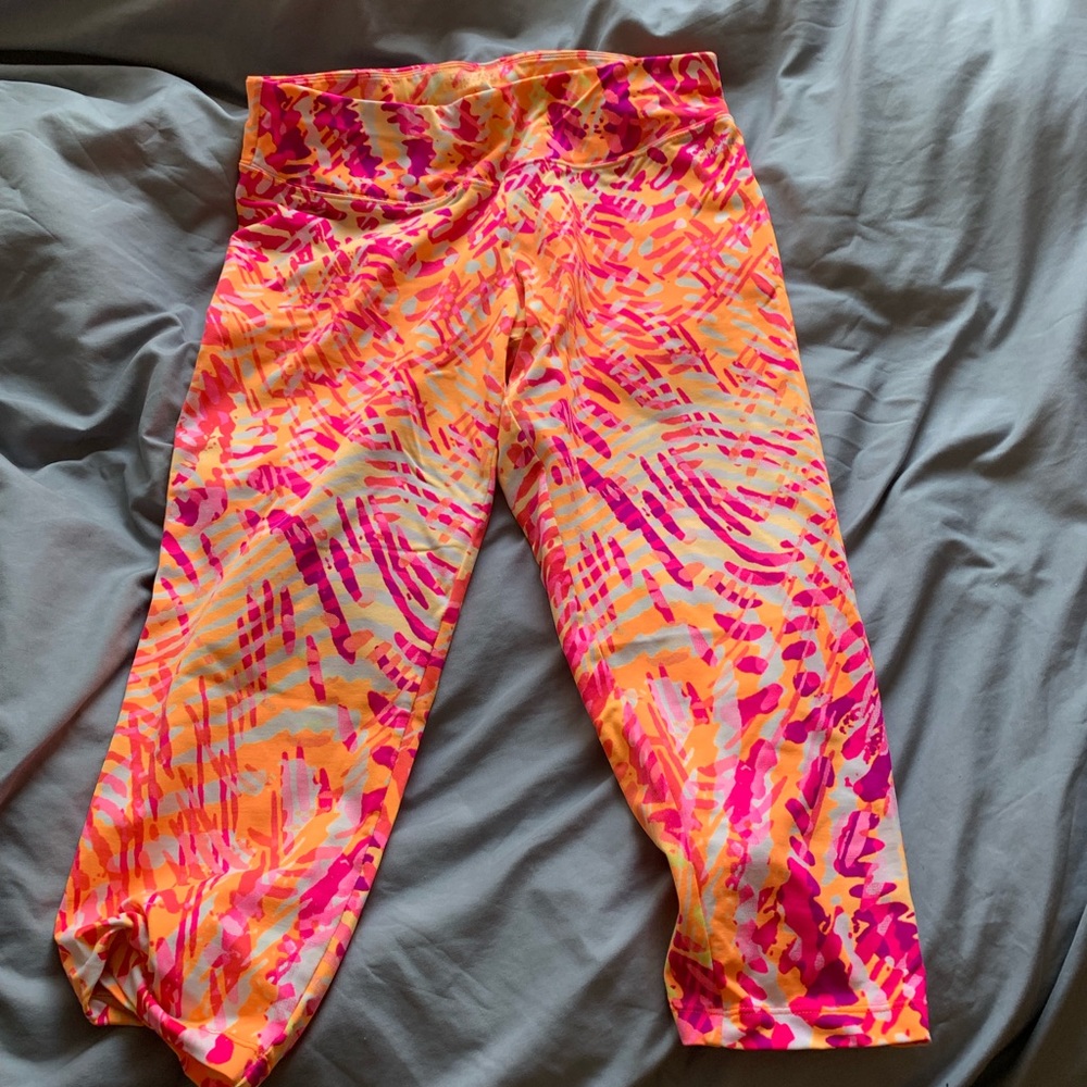 Some fun, bright Capri Leggings